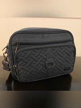 Carousel XL Crossbody Bag in Charcoal Gray